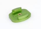 G TMC Alum Flat Surface Mount w/ Tripod cam adapter (Green)